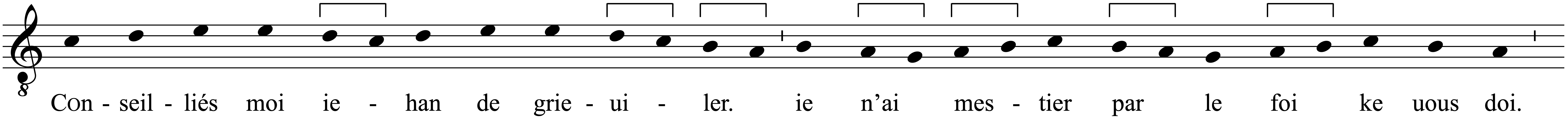 Work musical notation
